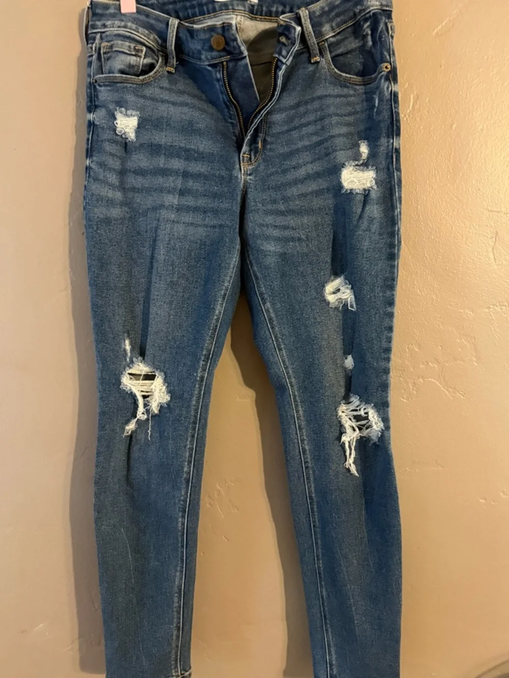 Stack of 5 Old Navy Skinny Jeans - Assorted Blue and Gray Tones 10x30 - Picture 15 of 15